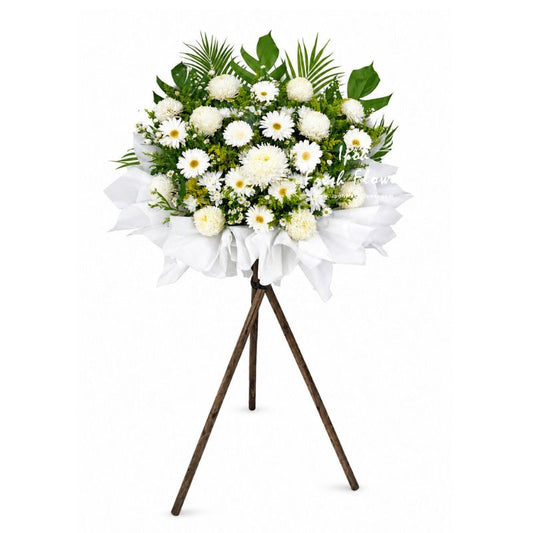 Condolence Flower Stand T1| Same Day Delivery Ipoh Perak