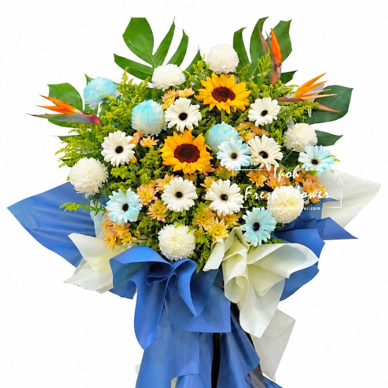 Condolence Flower Stand T4| Same Day Free Delivery