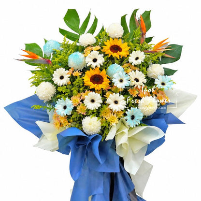 Condolence Flower Stand T4| Same Day Free Delivery