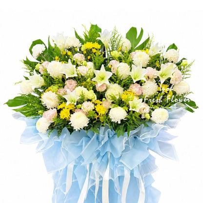 Peaceful Horizon Grand Condolence Flower Stand| Same Day Delivery Ipoh