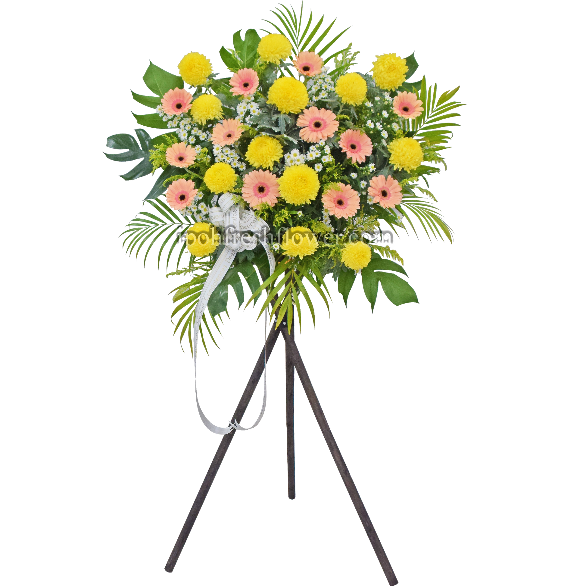 Condolence Wreaths & Funeral Flower Stand T3| Free Delivery