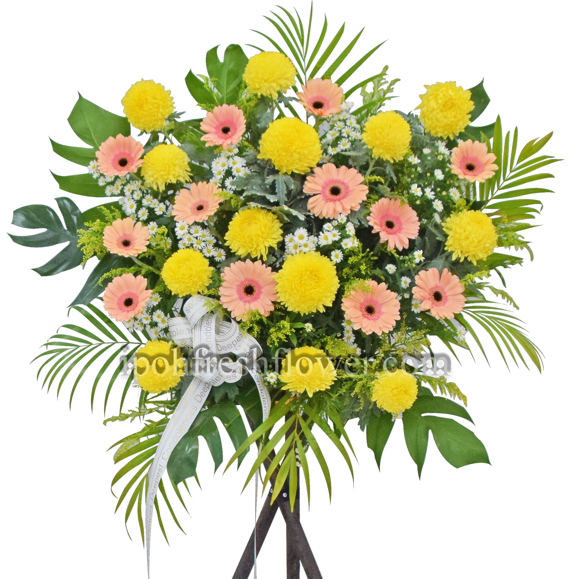 Condolence Wreaths & Funeral Flower Stand T3| Free Delivery