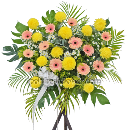 Condolence Wreaths & Funeral Flower Stand T3| Free Delivery