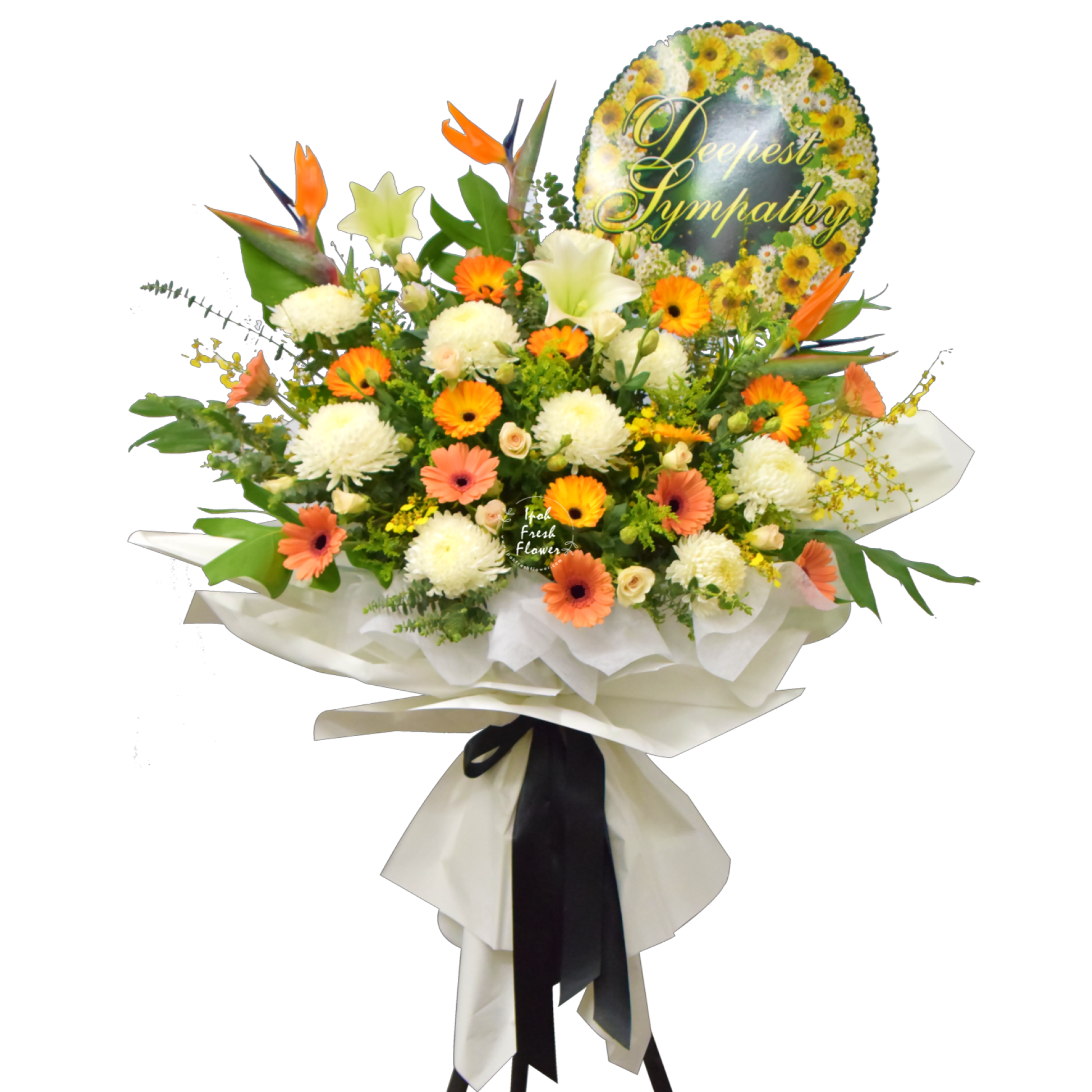 Condolence Wreaths & Funeral Flower Stand T6| Free Delivery