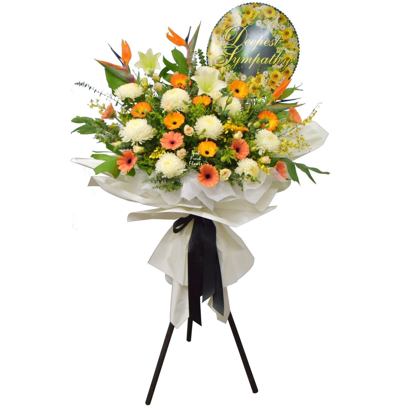 Condolence Wreaths & Funeral Flower Stand T6| Free Delivery