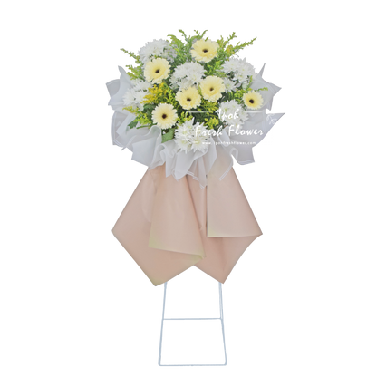 Condolence Flower Stand R3| Funeral Flower Stand| Same Day Delivery Ipoh Perak
