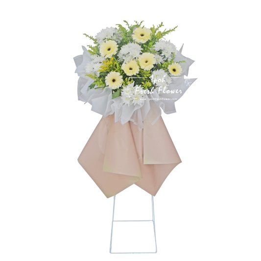 Condolence Flower Stand R3| Funeral Flower Stand| Same Day Delivery Ipoh Perak