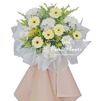 Condolence Flower Stand R3| Funeral Flower Stand| Same Day Delivery Ipoh Perak