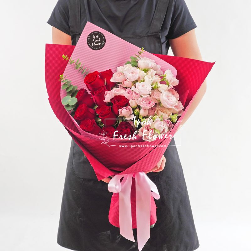 Crimson| Roses Bouquet| Fresh Flower Delivery