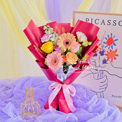 Deena| Fresh Flower Bouquet| Same Day Delivery