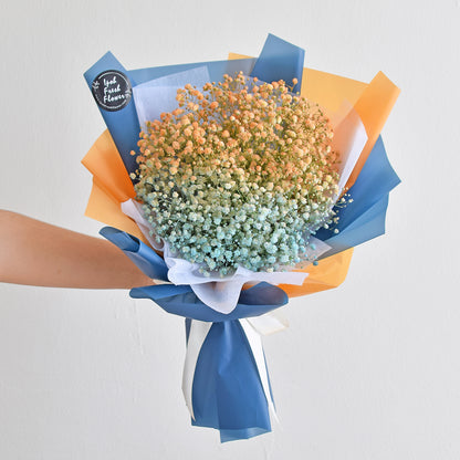 Eden Baby Breath Bouquet| Flower Bouquet Delivery| Same Day Delivery