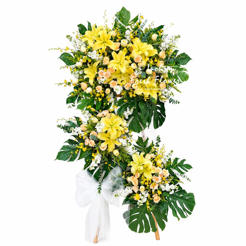 Elegance Tribute| Premium Funeral Flower| Same Day Delivery Ipoh Perak
