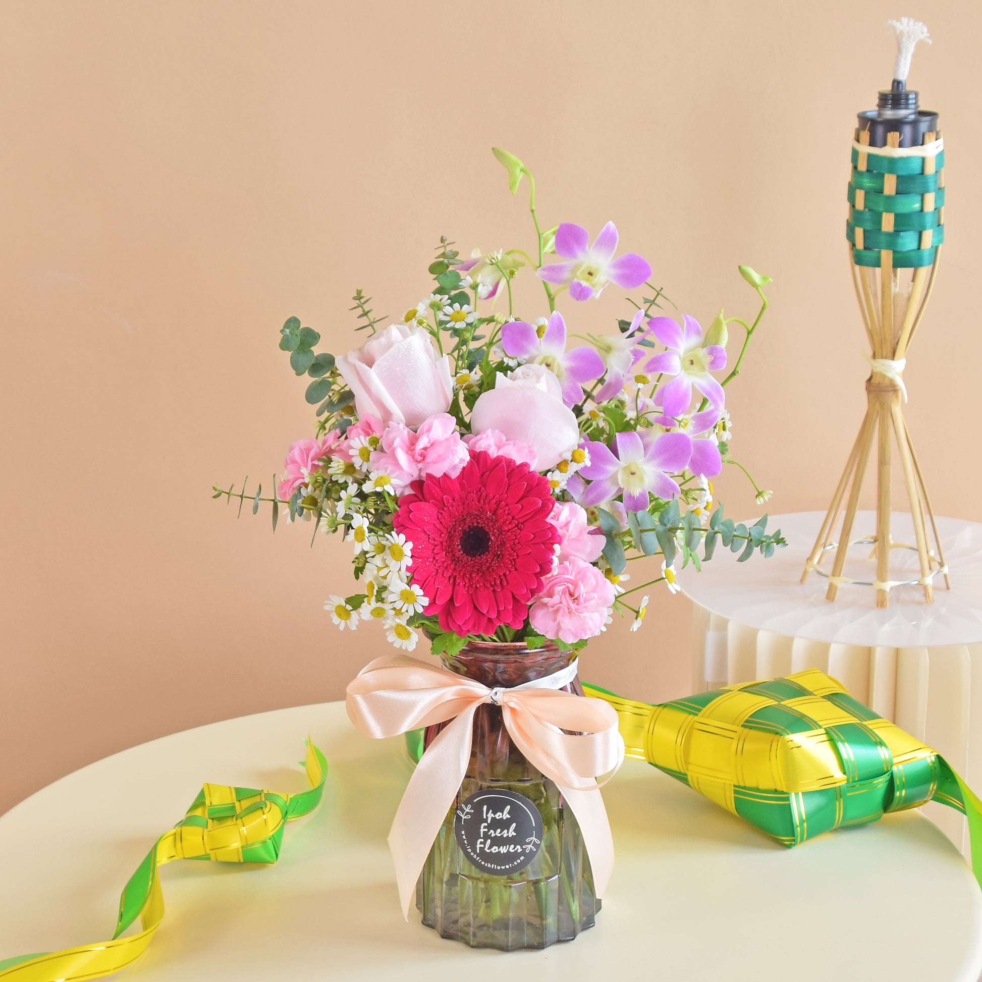 Elena | Fresh Flower Vase Arrangement | Same Day Gift Delivery