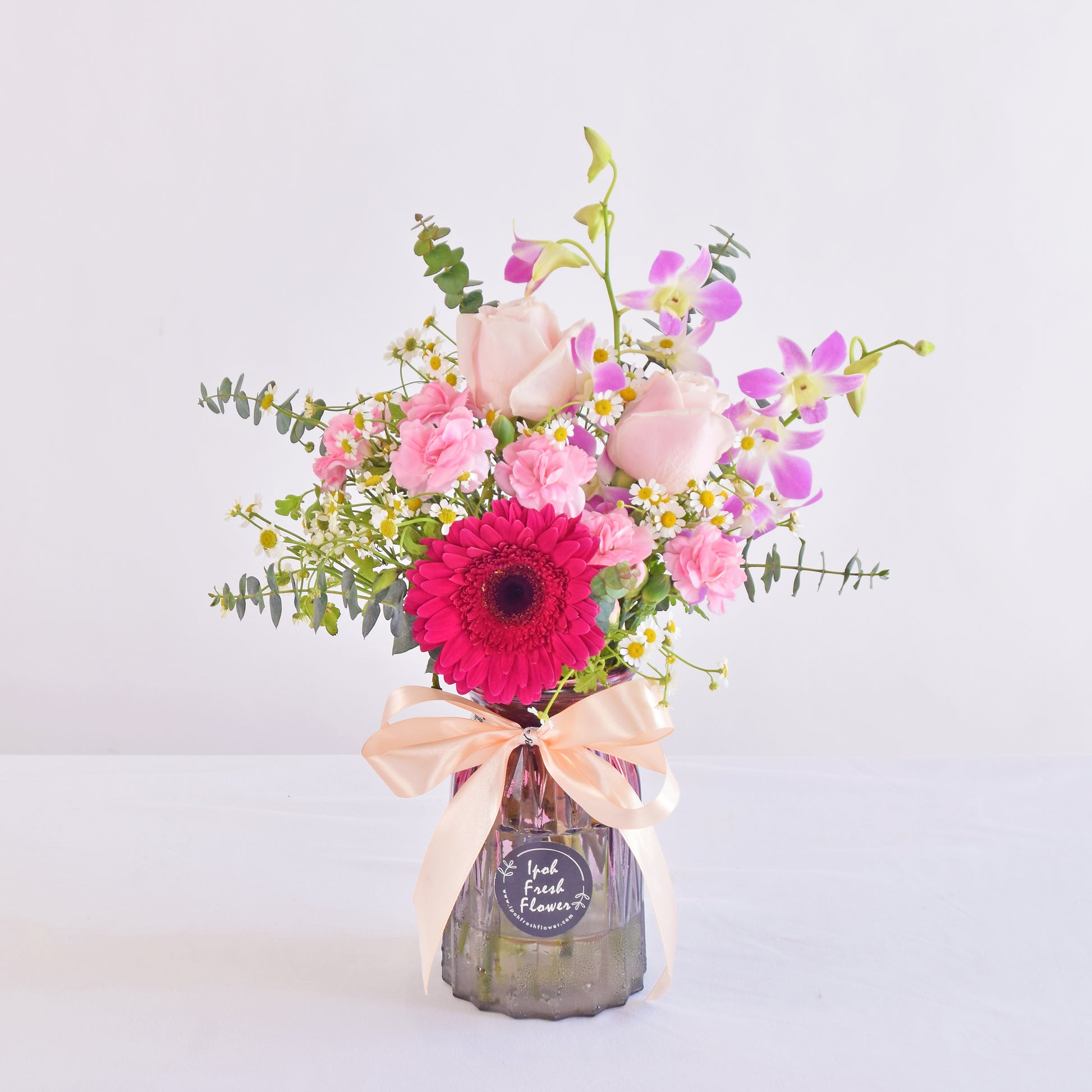 Elena | Fresh Flower Vase Arrangement | Same Day Gift Delivery