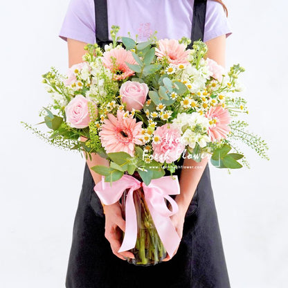 Elena | Fresh Flower Vase Arrangement | Same Day Gift Delivery
