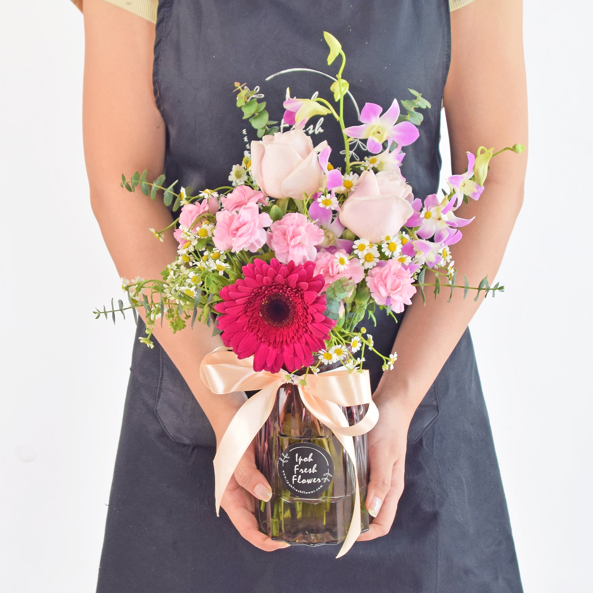 Elena | Fresh Flower Vase Arrangement | Same Day Gift Delivery