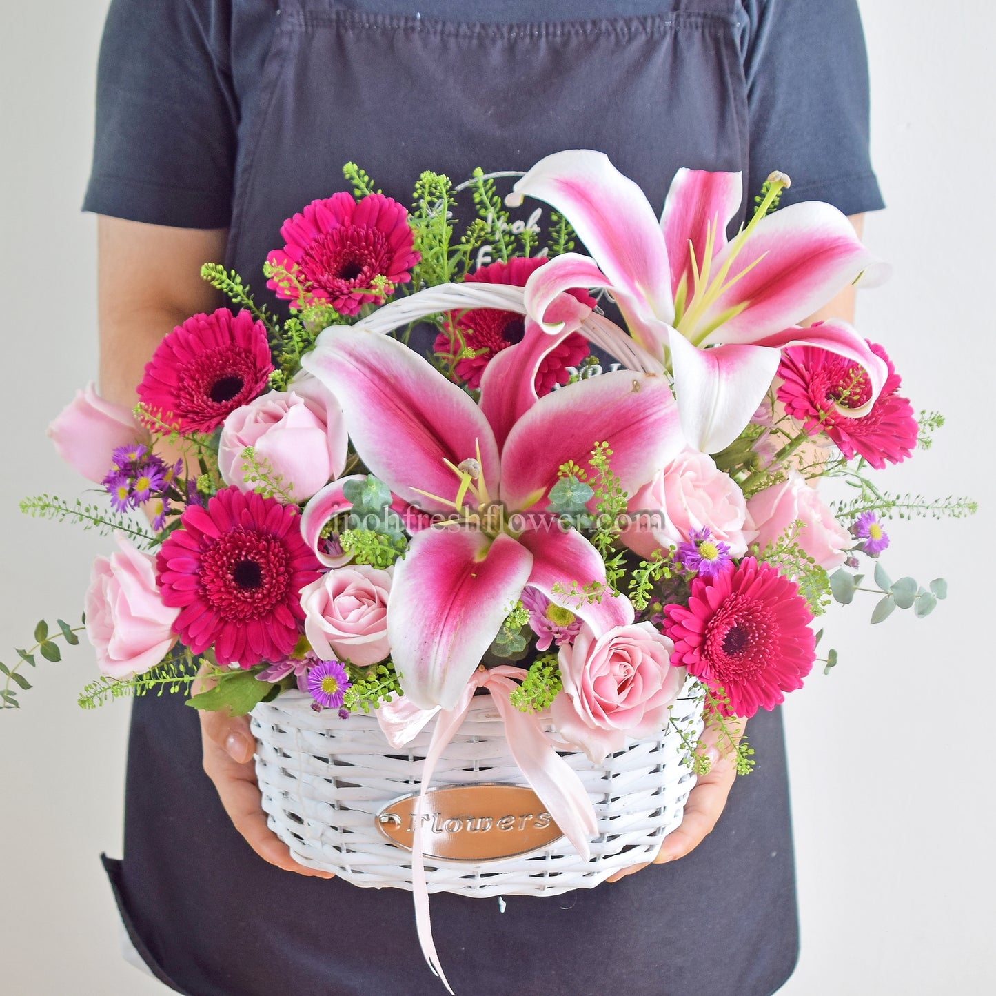 Elili| Fresh Flower Basket| Same Day Delivery