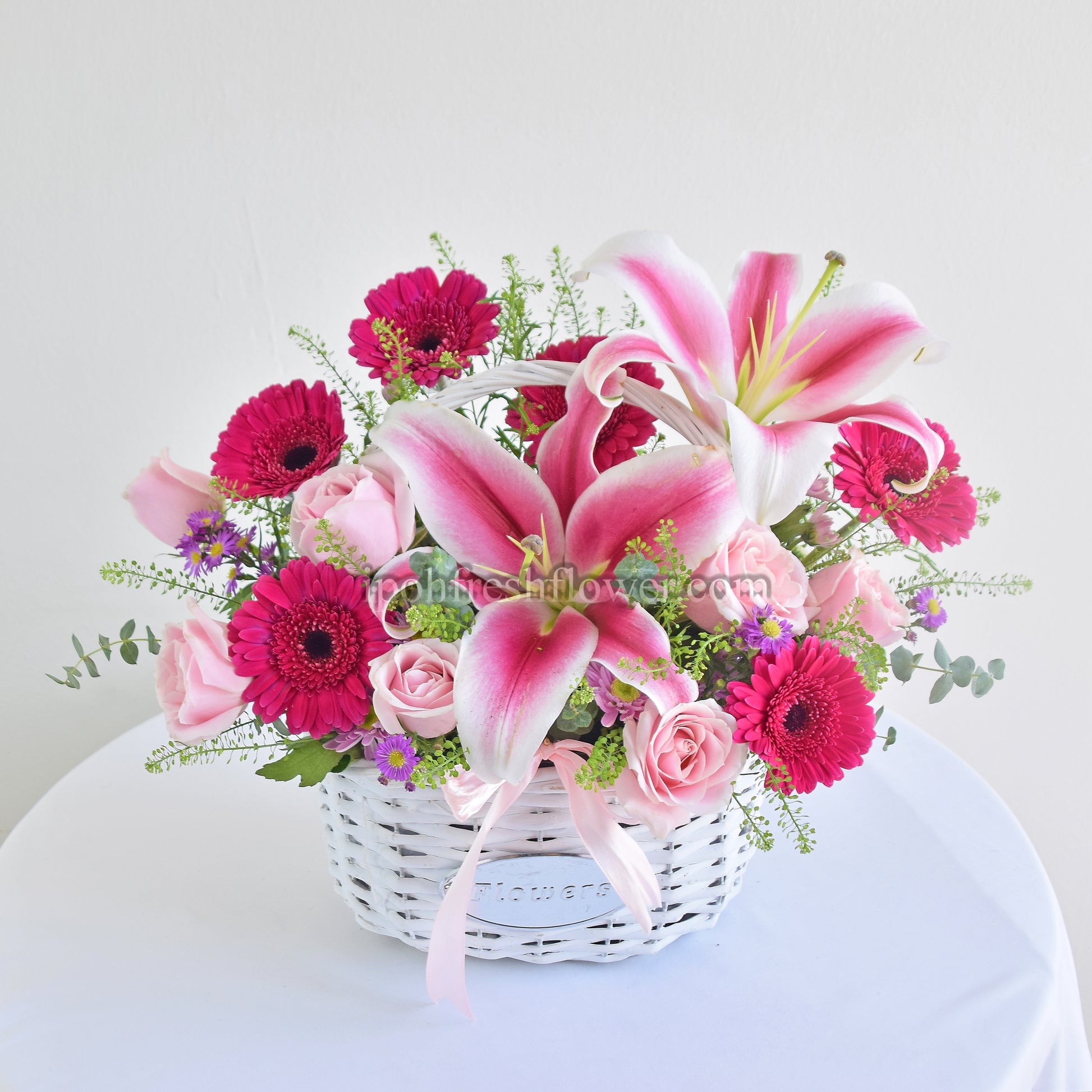 Elili| Fresh Flower Basket| Same Day Delivery