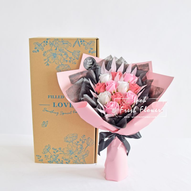 Ella| Soap Flower Bouquet Delivery