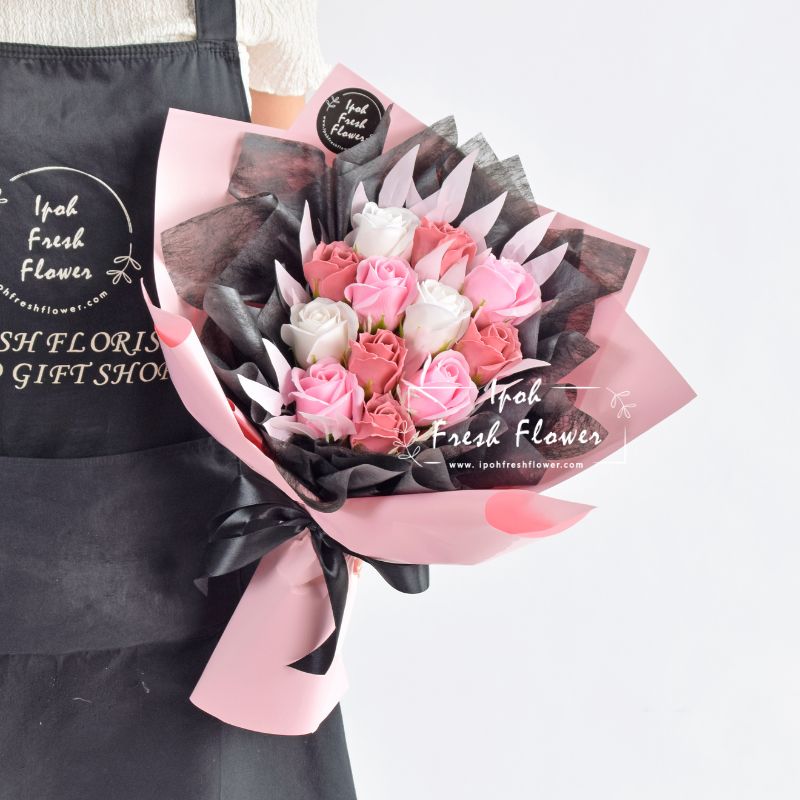 Ella| Soap Flower Bouquet Delivery