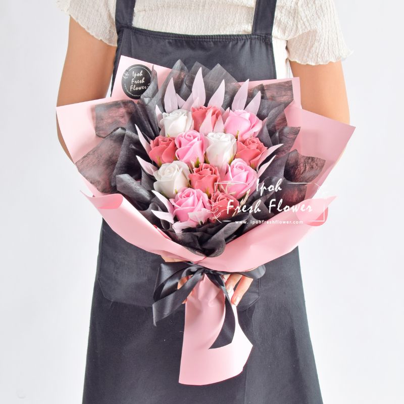 Ella| Soap Flower Bouquet Delivery