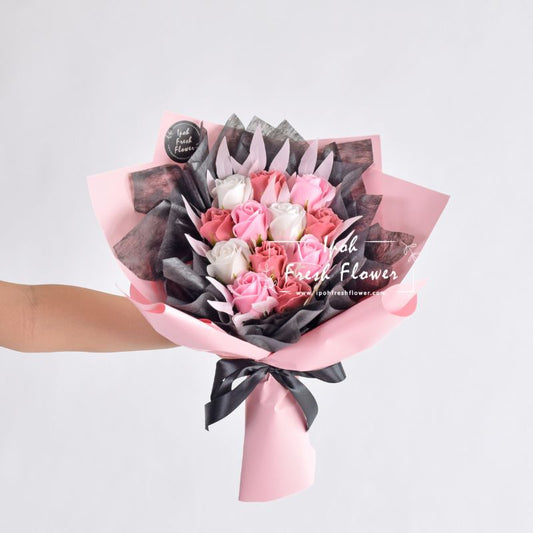 Ella| Soap Flower Bouquet Delivery