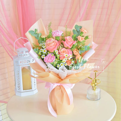 Elle| Fresh Flower Mix And Match Bouquet| Same Day Delivery