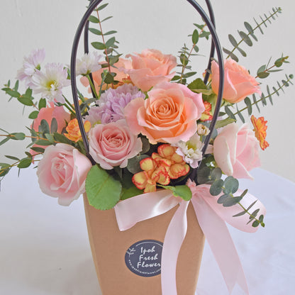 Elsie| Fresh Flower Basket