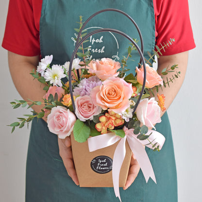 Elsie| Fresh Flower Basket