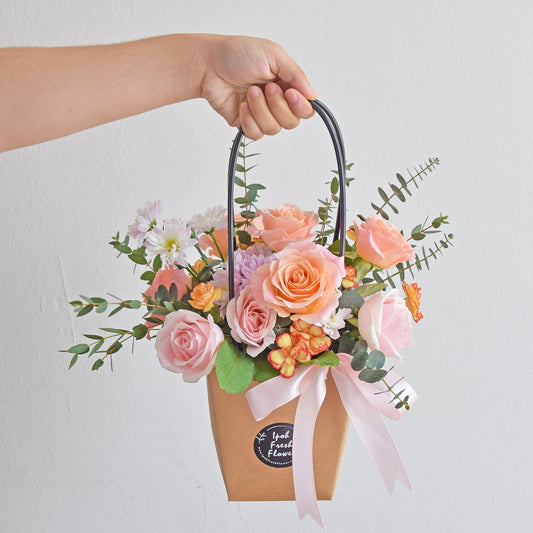 Elsie| Fresh Flower Basket