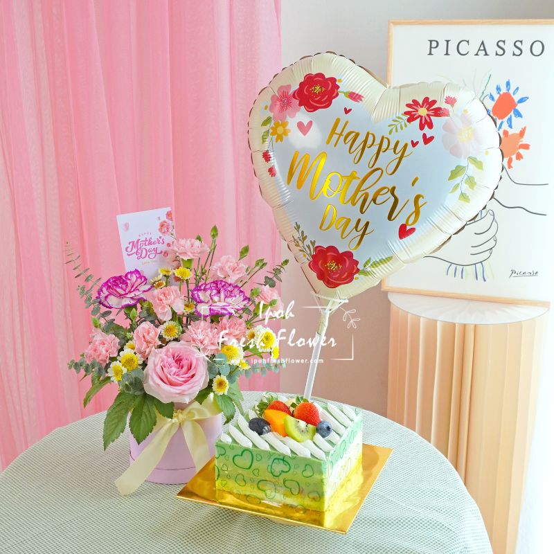 Everglow With Steamed Pandan Cake Bundle| Mother's Day Special| Same Day Delivery