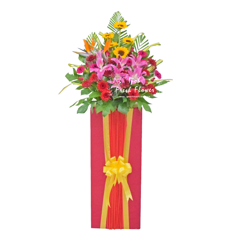 External Red| Fresh Flower Grand Opening Stand| Same Day Delivery