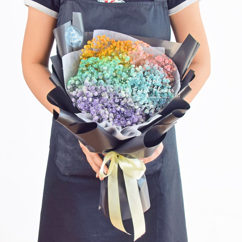 Fantasy Baby Breath Bouquet| Everlasting Flower Bouquet| Same Day Delivery