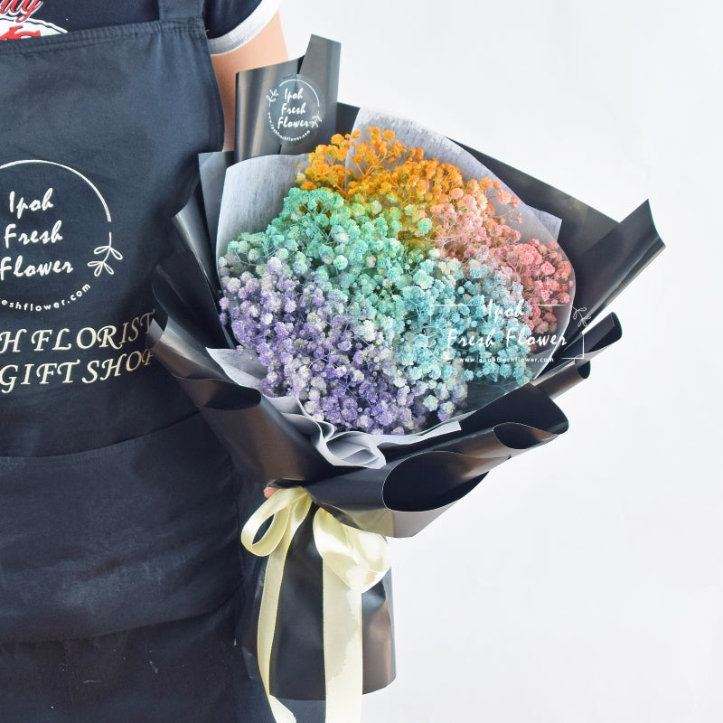 Fantasy Baby Breath Bouquet| Everlasting Flower Bouquet| Same Day Delivery