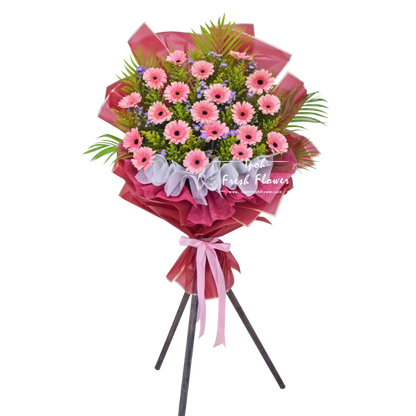 Fiery Success| Fresh Flower Grand Opening Stand