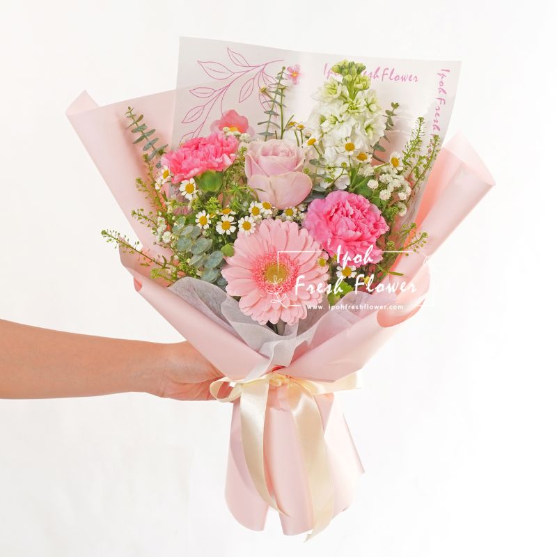 Francesca| Fresh Flower Bouquet| Same Day Delivery Ipoh Taiping