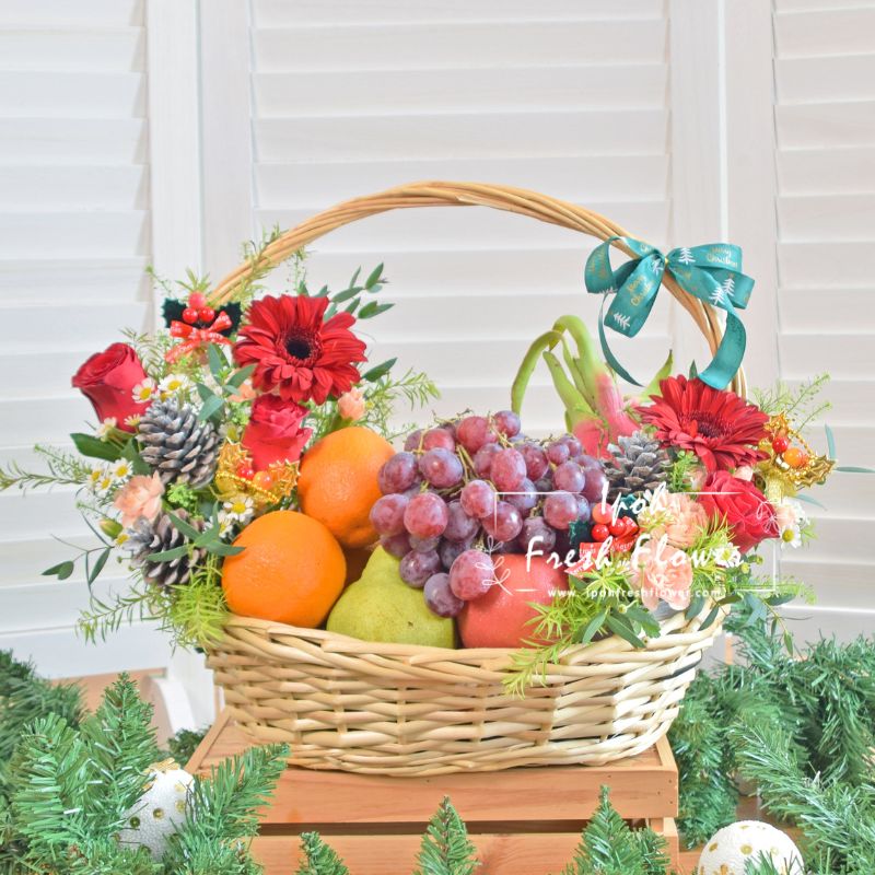 Fruit Jazzie| Christmas Fruit Basket| Same Day Delivery Ipoh