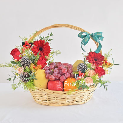 Fruit Jazzie| Christmas Fruit Basket| Same Day Delivery Ipoh