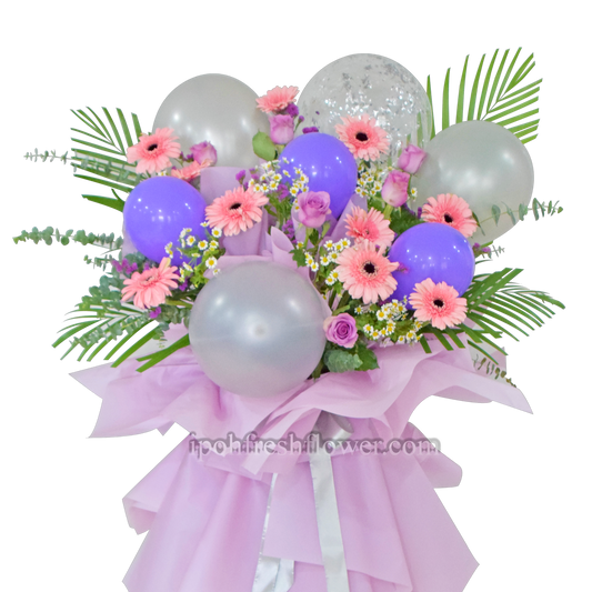 Glamonous| Grand opening flower stand with balloon