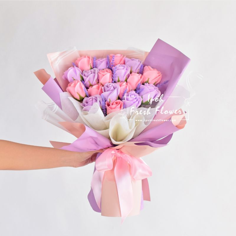 Gloria| Soap Flower Bouquet| Same Day Delivery Ipoh