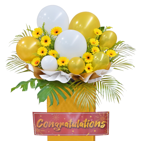 Golden Boom| Fresh Flower Grand Opening Stand| Free Delivery