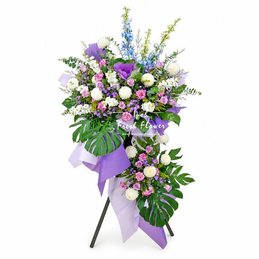 Graceful Memory| Grand Funeral Flower Stand| Same Day Delivery Ipoh Perak