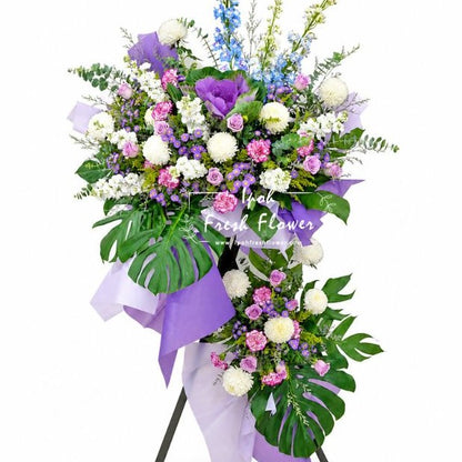 Graceful Memory| Grand Funeral Flower Stand| Same Day Delivery Ipoh Perak
