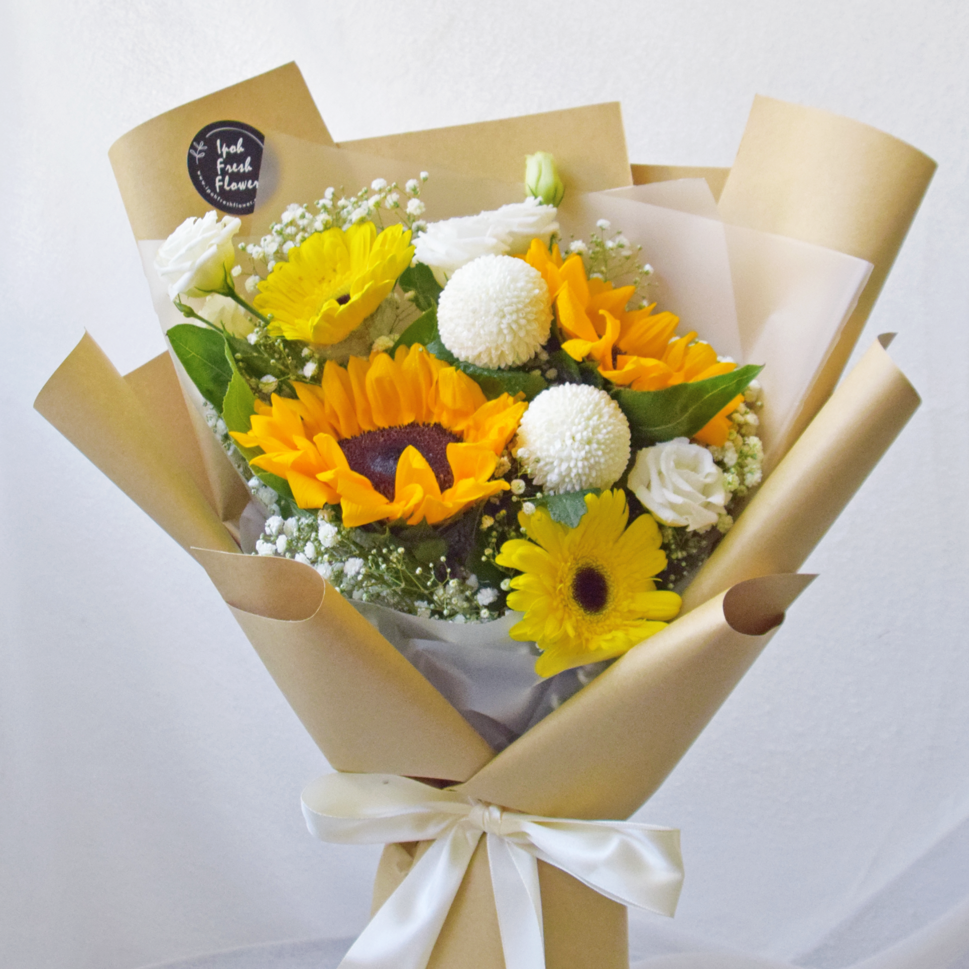 Happy Days| Sunflowers Fresh Flowers Bouquet| Same Day Delivery