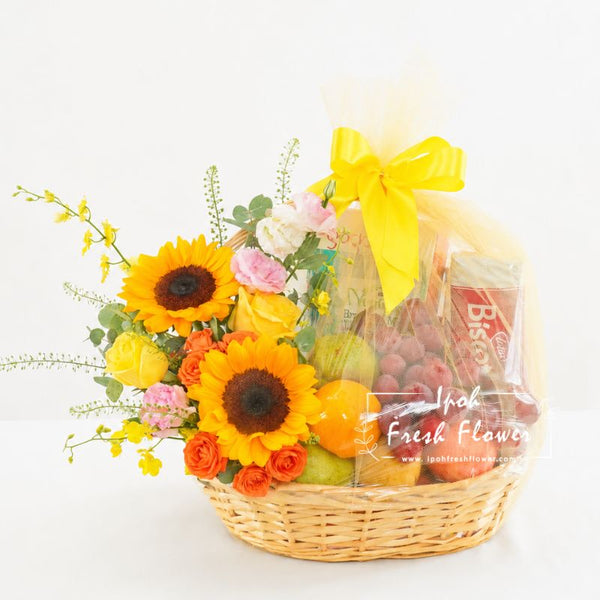 Healthy Crunch |Healthy Gift & Fruit Basket |Same Day Delivery Ipoh