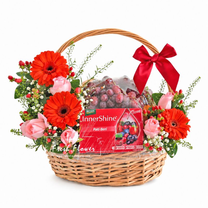Healthy Shine| Fruit Basket & Wellness Gift| Same Day Delivery Ipoh