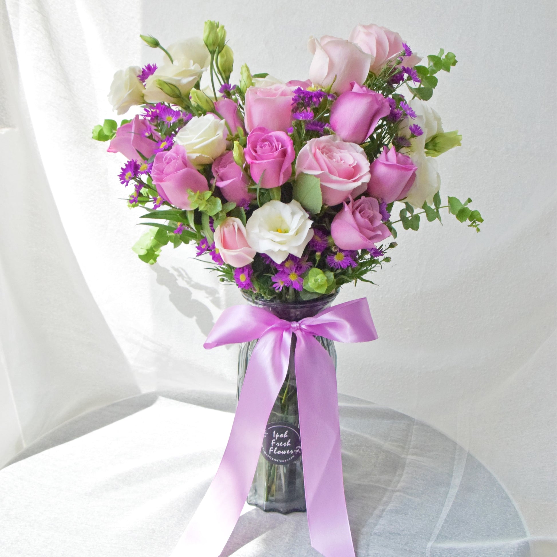 Heather| Fresh Flower In A Vase| Same Day Delivery
