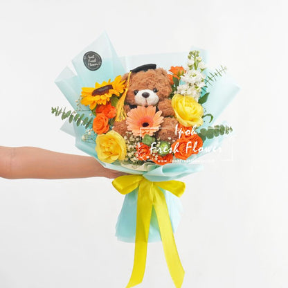 Hooray| Graduation Bouquet| Graduation Gift Same Day Delivery Ipoh