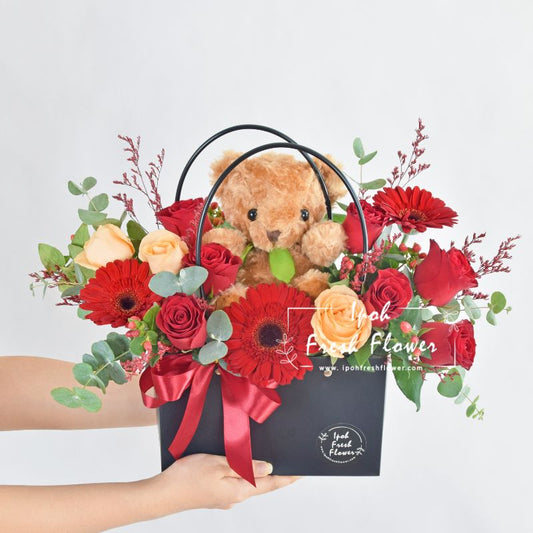 Huggies | Fresh Flower Basket | Same day delivery