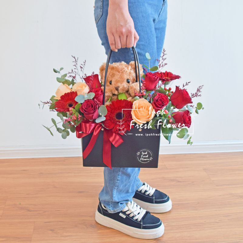Huggies | Fresh Flower Basket | Same day delivery